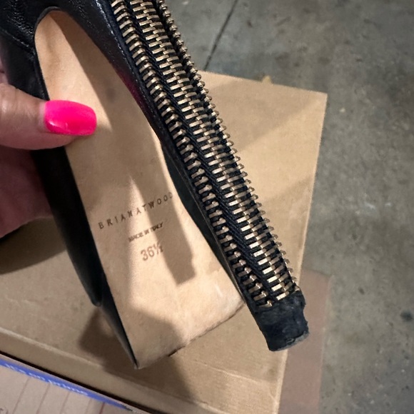 Brian Atwood zipper pumps - Picture 2 of 8